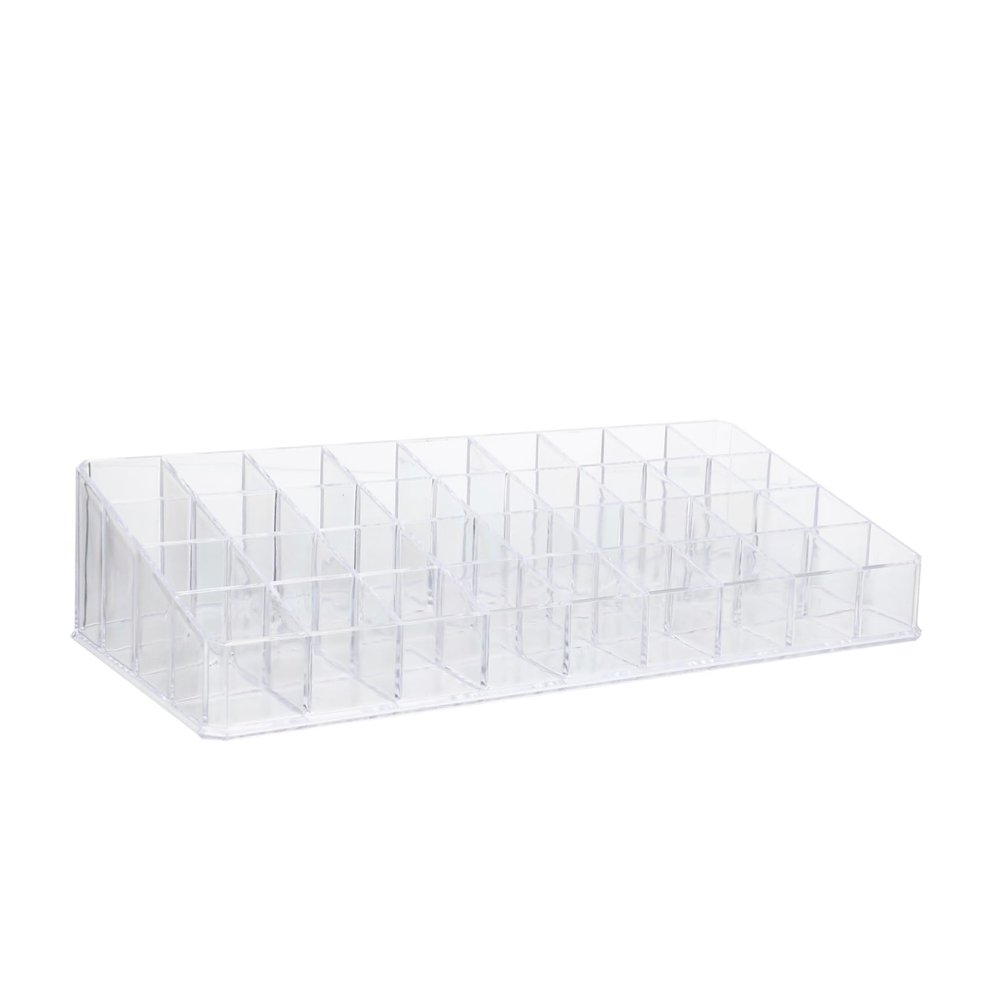 ASAKKURA Desktop Lipstick Organizer Slots Household Lipstick Rack for Neat Storage Lightweight Home Accessory for Makeup Organization