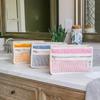 Simple Ecology Organic Cotton Canvas Padded Toiletry, Cosmetic, Travel Bag - Pink view 3