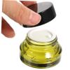 HAPINARY 5pcs Refillable Travel Cream Jars Empty Moisturizer Containers Leak Tiny Cosmetic Storage for Skincare Makeup and Jewelry Versatile Travel Bottles Set view 3