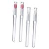 Baluue 4pcs Silicone Lip Brushes Covers for Precise Lipstick Application Portable Makeup Tool and Pink Tips for Daily and Professional Use view 1