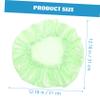 HAPINARY 2pcs Bathing Caps for Women Breathable Shower Hair Bonnet for Sleeping Double Layer Green and Blue for Long Hair view 4