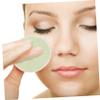 Beatifufu 5pcs Facial Cleaning Pads Soft Cotton Makeup Remover Pads Double-Sided Makeup Wipes Washable Reusable Luxury Powder Puff Random Color view 3