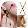 Mikinona 30pcs Double-headed Makeup Brush Set Women's Eyeshadow Brush for Natural view 2