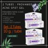 2 Tubes of Provamed Acne Spot Gel-Cystic Acne Pimple Clear Skin Face Care Treatment/Reduces inflammation  cause the skin to dry and collapse quickly  and prevent acne scars. view 3