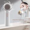 Electric Facial Cleansing Brush with Silicone and Bristle Brushheads,Gentle Electric Face Scrubber Exfoliator, Face Cleansing Brush, Face Wash Brush Machine, Rechargeable, Relief for Face Skin Issues view 2