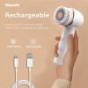Electric Facial Cleansing Brush with Silicone and Bristle Brushheads,Gentle Electric Face Scrubber Exfoliator, Face Cleansing Brush, Face Wash Brush Machine, Rechargeable, Relief for Face Skin Issues view 4