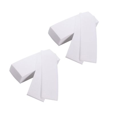 Beatifufu 2packs Non-woven Depilatory Wax Paper for Hair Removal Soft and Flexible Salon Quality Strips for Body and Facial Use Skin-friendly of Each