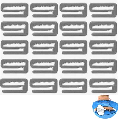 20 Pcs Barber Cape Clip, Metal Barber Cape Buckle Barber Cape Hooks Replacement Barber Cape Strap Hook Barber Cape Adjuster Fixing Clip for Barber Cape