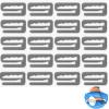 20 Pcs Barber Cape Clip, Metal Barber Cape Buckle Barber Cape Hooks Replacement Barber Cape Strap Hook Barber Cape Adjuster Fixing Clip for Barber Cape view 1