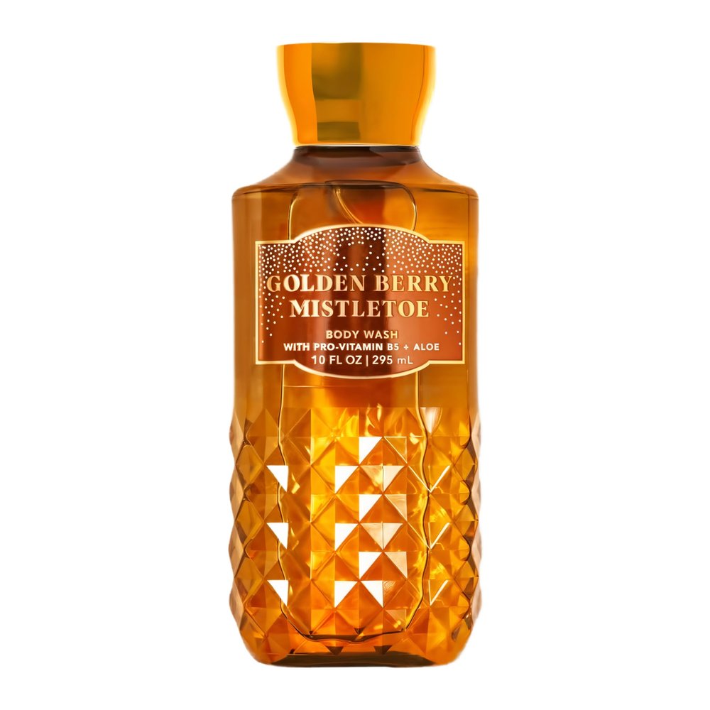Bath and Body Golden Berry Mistletoe Cleansing Body Wash - 10 Oz