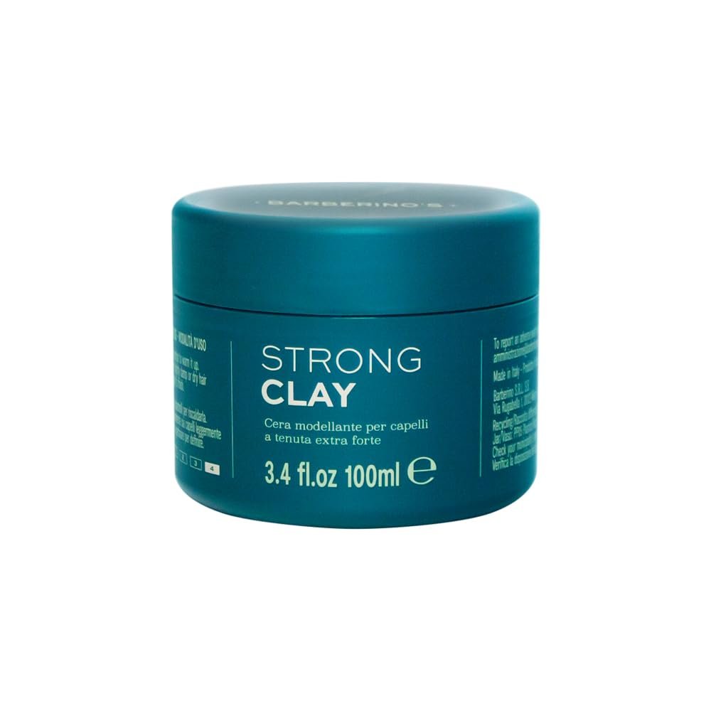 Barberino's Extra Strong Hold Hair Wax - Strong Clay - Lasting Styling with Matte Finish - 100ml