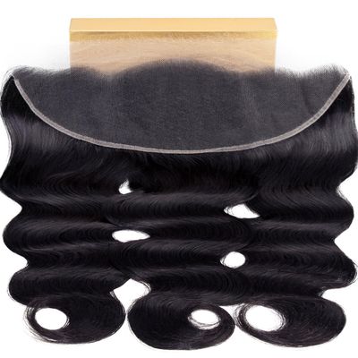 Mlip 13x4 HD Lace Frontal Body Wave, 0.10mm Ultra Thin Invisible Swiss Lace, Skinlike Real HD Lace Melt into Skin Perfectly, Pre-plucked Natural Hairline, Raw Indian Human Hair 20 Inches Natural Color