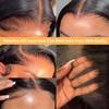 Mlip 13x4 HD Lace Frontal Body Wave, 0.10mm Ultra Thin Invisible Swiss Lace, Skinlike Real HD Lace Melt into Skin Perfectly, Pre-plucked Natural Hairline, Raw Indian Human Hair 20 Inches Natural Color view 3