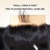 Mlip 13x4 HD Lace Frontal Body Wave, 0.10mm Ultra Thin Invisible Swiss Lace, Skinlike Real HD Lace Melt into Skin Perfectly, Pre-plucked Natural Hairline, Raw Indian Human Hair 20 Inches Natural Color view 4