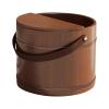 FashionCha Wood Foot Bath Foot Soak Tub with Handle Foot Soaking Bath Basin for Sauna Bathroom, with lid view 1