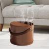 FashionCha Wood Foot Bath Foot Soak Tub with Handle Foot Soaking Bath Basin for Sauna Bathroom, with lid view 4