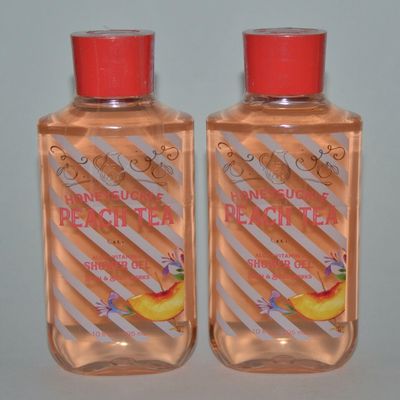 2 Honeysuckle Peach Tea Aloe Vitamin E Shower Gel bath body