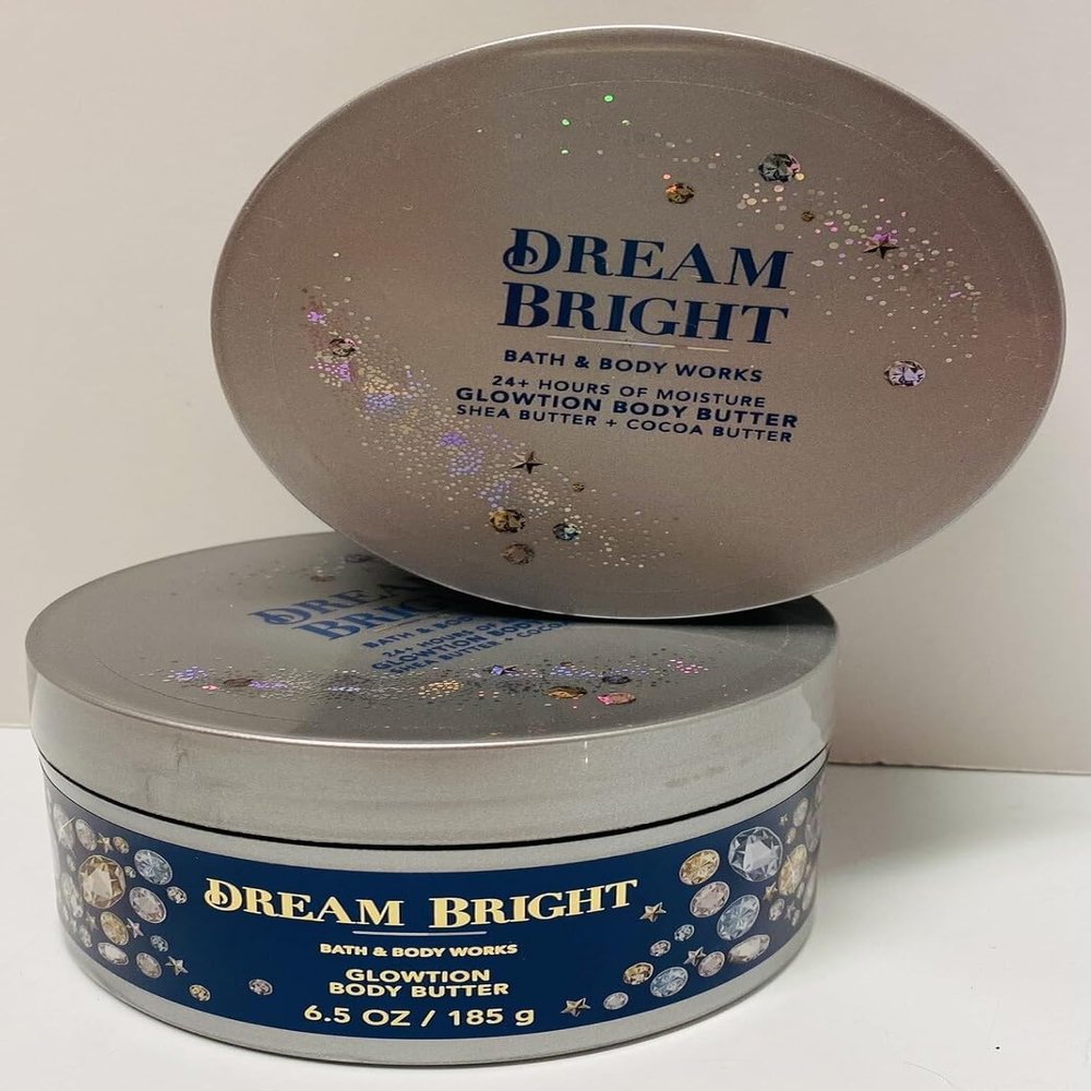 2 Dream Bright Glowtion bath Body Butter Cream Lotion 6.5 oz