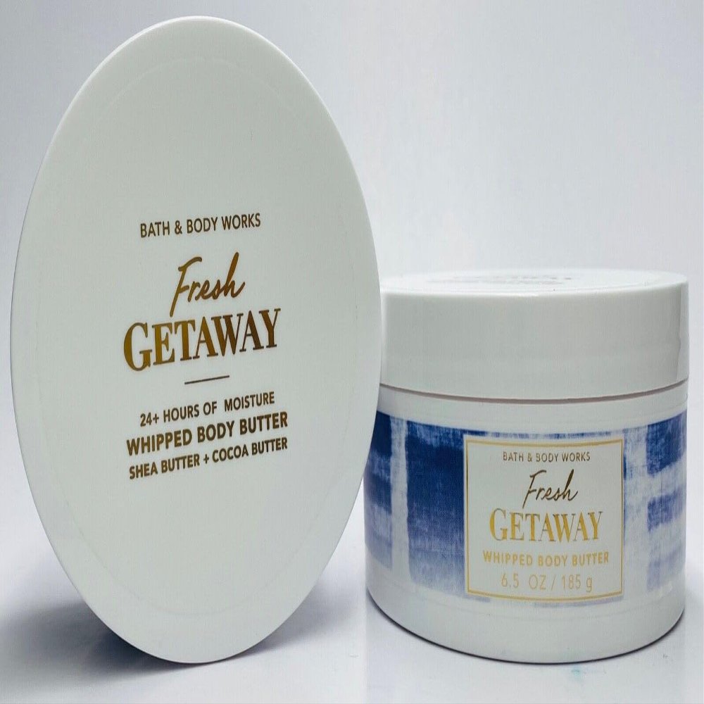 2 FRESH GETAWAY Whipped Body Butter Lotion bath body 6.5 oz