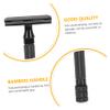 LALADEFIEE Facial Razor Barber Clippers Double-sided Manual Shaver Men's Grooming Kit for Beard Hair view 4