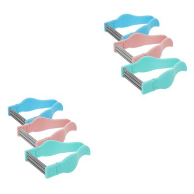 NOLITOY 6pcs Facial Hair Remover Spring Epilator for Women Portable Manual Hair Removal Tool for Face Upper Lip and Chin Lightweight and Ergonomic Design