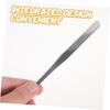 SOESFOUFU Makeup Spatula Tool Set 3pcs Stainless Steel Stirring Spatulas for Foundation Blush Eye Shadow view 3