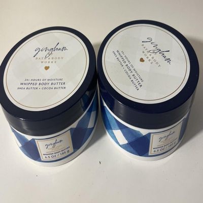 2 GINGHAM Whipped BATH & Body Butter 6.5 oz