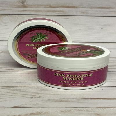 2 Pink Pineapple Sunrise Whipped Body Butter bath body