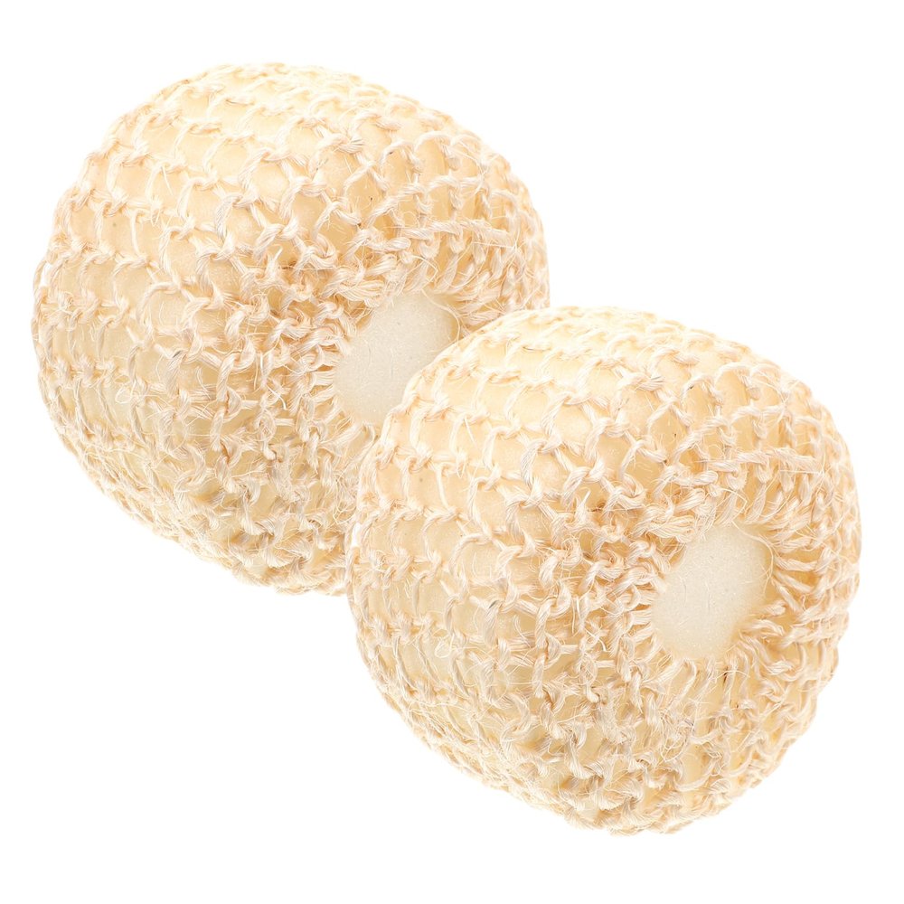 Baluue 2pcs Convenient Bath Scrubber Balls Shower Sponge for Exfoliating and Deep Cleansing for Comfortable Body Washing and Relaxing Bath Experience