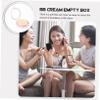 ASAKKURA 2pcs Makeup Foundation Containers Empty Cushion Puff Box for Face Powder Portable Powder Puff Case Mirror Travel-friendly view 4
