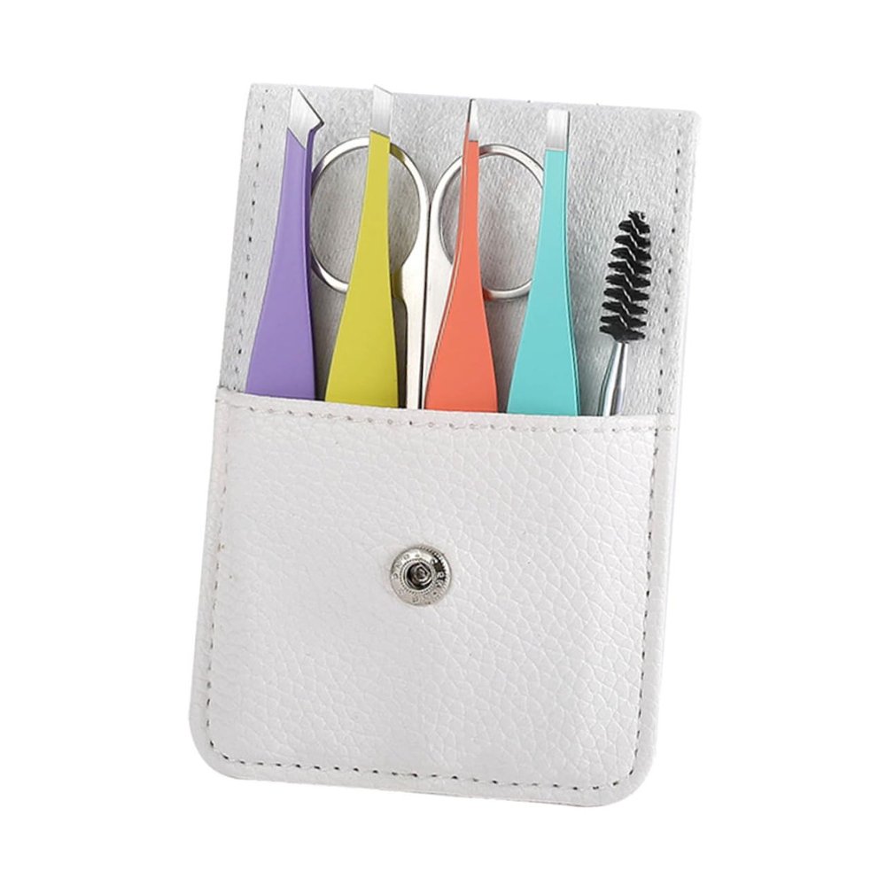 HAKIDZEL Eyebrow Clip Professional Grooming Scissors for Brow Kit Safe for Skin Compact for Travel