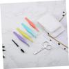 HAKIDZEL Eyebrow Clip Professional Grooming Scissors for Brow Kit Safe for Skin Compact for Travel view 3