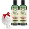 New Abera Grapefruit Hair Growth Shampoo for Damaged, Weak, Thinning Hair with Citrus Paradisi Peel Extract, Flavonoids and Vitamin C, Repairs and Strengthens Hair, 2 Bottles + Gift Scalp Brush view 1