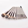 14 champagne makeup brushes with bag, 14 champagne set beauty tools view 3