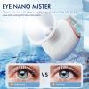 AGLOO Heated Nano Eye Mist Steam Sprayer - Portable and Rechargeable, Facial Steamer for Dry Eye Relief view 3
