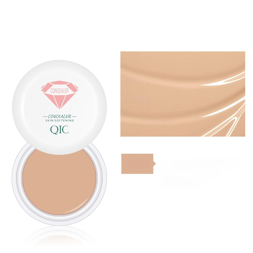 Concealer Cream Cover Dark Circles Blemish Coverage Waterproof Makeup (130#)