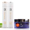 GK HAIR Global Keratin Balancing Shampoo and Conditioner Duo 300ml, Red Red Bombshell Masque 200g Haircare Kit view 1