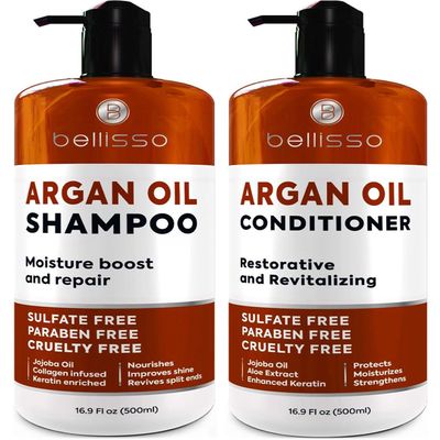 BELLISSO Argan Oil Shampoo and Argan Oil Conditioner