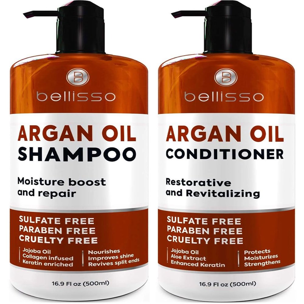 BELLISSO Argan Oil Shampoo and Argan Oil Conditioner