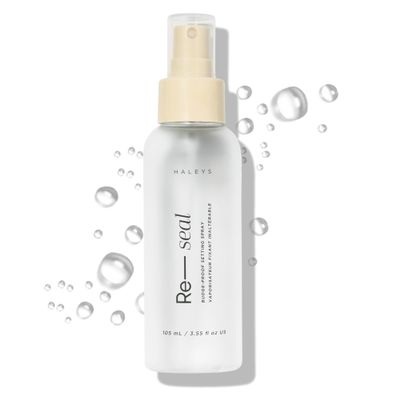Re-seal Setting Spray - 16-Hour All-Day Hold - Prebiotics & Antioxidants - Oil-Control Hydrating Setting Spray - Ultra-Fine Mist for Natural Finish - Lightweight, Non-Sticky Formula by Haleys