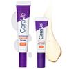 CeraVe Vitamin C Serum & Vitamin C Eye Cream Skin Care Set | Skin Brightening Serum with Hyaluronic Acid for Face & Under Eye Cream with Caffeine for Dark Circles and Puffiness view 1