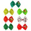 Luv Her Licensed Girls Hair Bows - Hair Accessories Gift Set - 7 Pcs 4 Inch Bundle - Hair Bows for Girls - Grinch Christmas Hair clip - Alligator Clip - Ages 3 + view 2