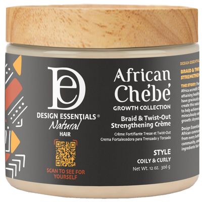 Design Essentials African Chebe Braid & Twist-Out Strengthening Crme