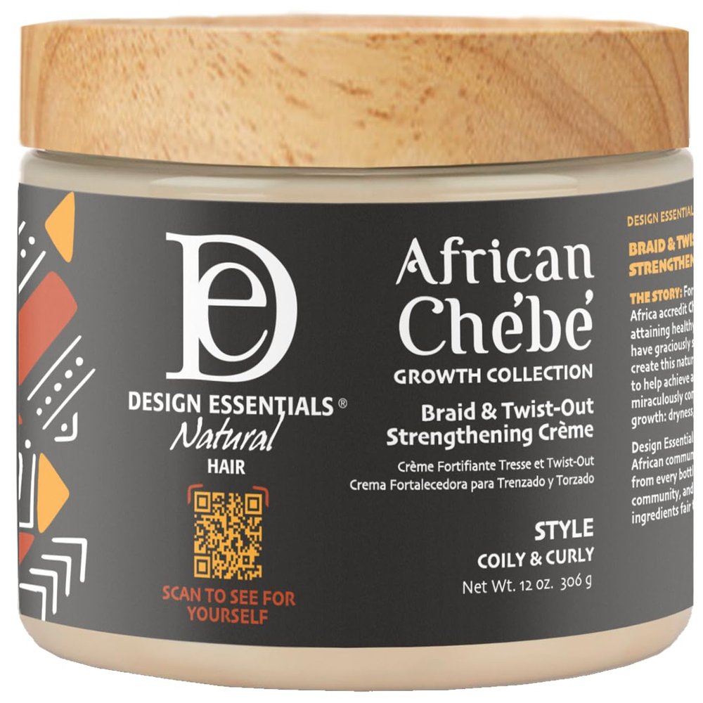 Design Essentials African Chebe Braid & Twist-Out Strengthening Crme