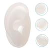 Ipetboom Silicone Ear Model for Piercing Practice Lifelike Earring Display Prop for and Jewelry Presentation and Safe Material Right Ear Design view 2