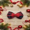 ClassExceed Back to School Large Plaid Hair Bow  Three-Layer Extra Large Bow | Jumbo School Bow for Girls | Available in Multiple Plaids (Navy Red White  Plaid 37) view 2