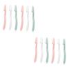 Ipetboom 12pcs Women's Eyebrow Scissors Facial Hair Razor Multipurpose Eyebrow Shaver Portable Trimmer view 1
