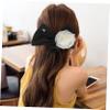 Baluue 2pcs Hair Bun Making Tool Women Bun Maker Shaper for Styling Decorative Flower Design view 4