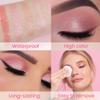 9Colors Eyeshadow Palette, Red Eye Enhancers Magic EyeShadow Palette, Glitter Shimmer Sparkly Eye Shadow Makeup, Velvety Pigmented Creamy Long Lasting Waterproof Naturing-Looking Women Girls view 3