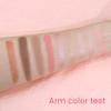 9Colors Eyeshadow Palette, Red Eye Enhancers Magic EyeShadow Palette, Glitter Shimmer Sparkly Eye Shadow Makeup, Velvety Pigmented Creamy Long Lasting Waterproof Naturing-Looking Women Girls view 4